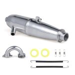 Tuyau d'echappement a joint pour voiture rc 066b 1 / 8, accessoires de vhicule a distance pour les amateurs ...