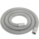 Tuyau universel de vidange d'eau de machine a laver ondul 1, 5mt avec support, rallonge pour tuyau de ...
