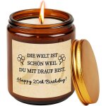 Tuzeliya cadeau pour fille 20, bougies d'anniversaire 20 filles, pour fille, petite amie, s?ur, femme, ...