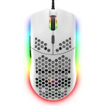 Tweh - souris de jeu filaire ziyoulang, souris lgre en nid d'abeille 69g avec 6400 dpi, souris de jeu ...
