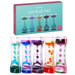 Twildders - lot de 5 sabliers liquides snoezelen - dès 3 ans Twildders - lot de 5 sabliers liquides snoezelen - dès 3 ans