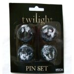 Twilight - set de 4 badge edward et bella