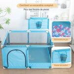 Twinky� parc b�b� pliable - parc de jeux avec 50 balles de l'oc�an - playpen pour enfant