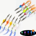 Twist spoons lot de 10 cuillres a truite actif uv 3 g lot de 10 twister spinner truite avec rolling ...