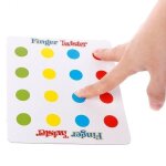 Twister pour doigts * dimensions plateau de jeu : 13 x 14, 5 cm * mati�re : carton * 1 planche de stickers ...