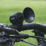 Twooc sonnette de vlo lectrique 120db mini klaxon de vlo aliment par batterie tanche pour vtt vtt ...