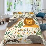 Tzf - animaux de la jungle housse de couette pour chambre d'enfant 1 personne 90x190 enfant motif animal ... Tzf - animaux de la jungle housse de couette pour chambre d'enfant 1 personne 90x190 enfant motif animal ...