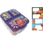 Tzf - bote repas pour enfant - bote a djeuner pour enfant avec compartiments - sans bpa - avec autocollant ...