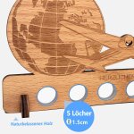 Tzf - cadeau d'anniversaire en bois, cadeau d'argent pour permis de conduire, nouvelle voiture, stations ...