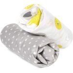 Tzf - draps housse 60x120 alese lit bebe, lot 2 draps ajustables alse protg matelas - linge en pure ...