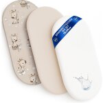 Tzf - drap housse cododo pour nacelle ensemble de 2 draps lot de 3 : 75 x 35 cm avec protege matelas ...