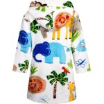 Tzf - enfants peignoir de bain garçons filles a capuche robe de chambre doux pyjamas vêtements de nuit ... Tzf - enfants peignoir de bain garçons filles a capuche robe de chambre doux pyjamas vêtements de nuit ...