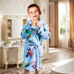 Tzf - enfants peignoir de bain garçons filles a capuche robe de chambre doux pyjamas vêtements de nuit ... Tzf - enfants peignoir de bain garçons filles a capuche robe de chambre doux pyjamas vêtements de nuit ...