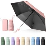 Tzf - mini parapluie pliable - parapluie de voyage compact anti - uv, coupe - vent, avec housse capsule ... Tzf - mini parapluie pliable - parapluie de voyage compact anti - uv, coupe - vent, avec housse capsule ...