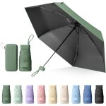 Tzf - mini parapluie pliable - parapluie de voyage compact anti - uv, coupe - vent, avec housse capsule ... Tzf - mini parapluie pliable - parapluie de voyage compact anti - uv, coupe - vent, avec housse capsule ...