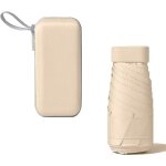 Tzf - mini parapluie pliant, parapluie de poche portable, parapluie coupe - vent ultra - lger, 6 ctes ...