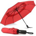 Tzf - parapluie automatique piant, 42 inch parapluie compact rsistant au vent, umbrella pliable solide ...