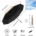 Tzf - parapluie pliant automatique coupe - vent de voyage portable compact de style français a ouverture ... Tzf - parapluie pliant automatique coupe - vent de voyage portable compact de style français a ouverture ...