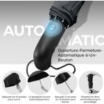 Tzf - parapluie pliant compact - automatique ouverture / fermeture bouton et sac rsistant au vent, incassable ...