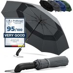 Tzf - parapluie pliant compact - automatique ouverture / fermeture bouton et sac rsistant au vent, incassable ...