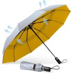 Tzf - parapluie pliant coupe - vent, pour voyage, automatique, grand parapluie résistant au vent avec ... Tzf - parapluie pliant coupe - vent, pour voyage, automatique, grand parapluie résistant au vent avec ...