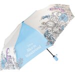 Tzf - - parapluie pliant disney, alice au pays des merveilles parapluie automatique avec housse parapluie ...