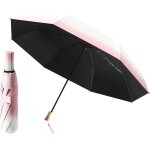 Tzf - parapluie pliant voyage compact portable femme enfant, design dgrad, 8 baleines, anti - uv upf50 ...