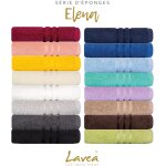 Tzf - srie elena, lot de 10 gants de toilette 15x21 cm, 100% coton, ultra doux & absorbant, lavable, ...