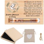 Ucfbwo emballage cadeau en argent pour cadeaux en argent, tube a essai, en bois, carte de confirmation, ...