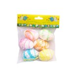 ¿ufs de p�ques suspendus, 6 pi�ces, d�coration de maison, peinture, fournitures de f�te, bricolage peint ...