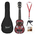 Ukulele soprano en bois de rose de 21 pouces, 4 cordes, guitare basse uke, cadeau pour enfants, instruments ... Ukulele soprano en bois de rose de 21 pouces, 4 cordes, guitare basse uke, cadeau pour enfants, instruments ...