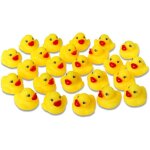 Ulteronixshop - 24pcs canard en caoutchouc jouet de bain pour enfants flotteur et grincement mini canards ...