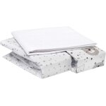 Ulteronixshop - lot de 3 draps - housses cododo 50x90 cm en coton 100% - 2 draps - housses elastiqu�s ...