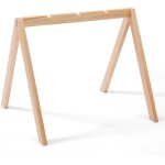 Ulteronixshop - arche eveil b�b� en bois - portique montessori avec logo grav� - structure stable avec ...