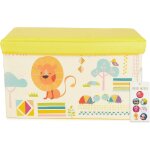 Ulteronixshop - bieco bo�te de rangement de th�me zoo pour enfants avec si�ge rembourr� coffret a jouets ...