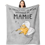 Ulteronixshop - cadeau mamie, cadeau d'anniversaire pour mamie, plaid couverture polaire, grand - m�re ...