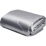 Ulteronixshop - couette d'�t� en satin 220 x 240 cm - gris - 220 x 240 cm - 200 g / m - satin soyeux ...