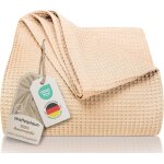 Ulteronixshop - couvre - lit 240 x 260 cm xxl - piqu� gaufr� 100% coton - couverture l�g�re pour l'�t� ...