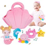 Ulteronixshop - jouet en peluche sir�ne oc�an, jouet sensoriel pour b�b� fille de 1 � 3 ans, 24 cm