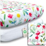 Ulteronixshop - lot 2 draps housse b�b� 60x120 cm ¿ 100% gaze de coton bio gots, id�al pour peaux sensibles, ...