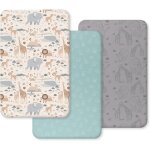 Ulteronixshop - next to me lot de 3 draps - housses pour berceau 51 x 85 cm super doux et respirants ...
