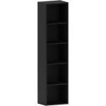 Ulteronixshop - oxford cube biblioth�que, h�tre, noir, 5 tier