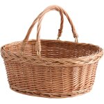 Ulteronixshop - panier de pique - nique en osier avec poign�e, panier a provisions, brun naturel