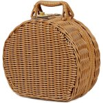 Ulteronixshop - panier de rangement en rotin, valise en rotin, panier de pique - nique avec petite poign�e ...