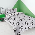 Ulteronixshop - parure de lit r�versible en polaire avec taie d'oreiller gris