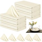 Ulteronixshop - serviettes de table en tissu, lot de 24 serviette tissu, serviettes en tissu, serviette ...