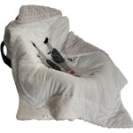 Ulteronixshop - sourire d'eveil couverture cosy b�b� enveloppante nid d'ange 90x120 multifonction toutes ...