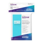 Ultimate guard - 50 pochettes supreme ux sleeves taille standard aigue - marine mat