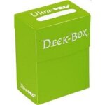 Ultra pro - 82480 - jeu de socit - bote de rangement pour 75 cartes protges - vert clair