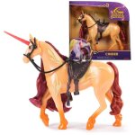 Unicorn academy, licorne cinder avec mouvement de la t�te, 2 accessoires d'�quitation, 27, 9 cm, compatible ...